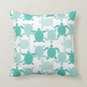 Coussin Motif turquoise de tortue
