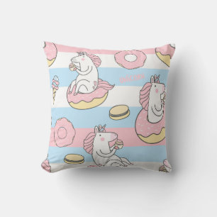 Coussin Motif Unicorn