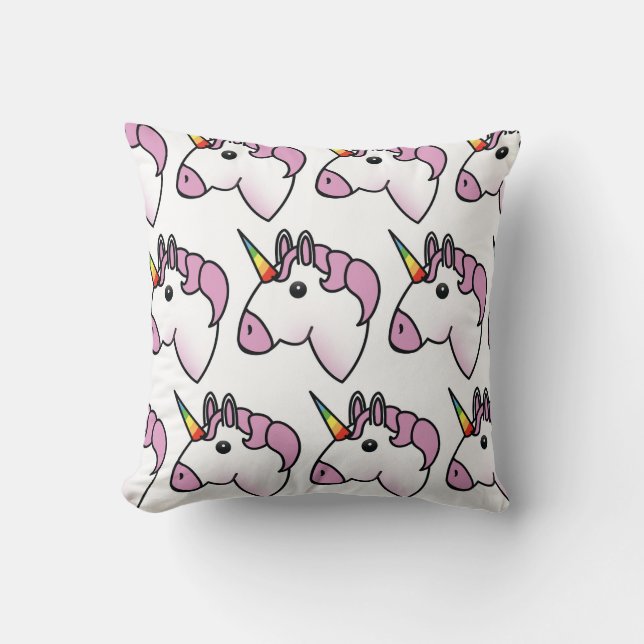 Coussin Motif Unicorn mignon (Recto)