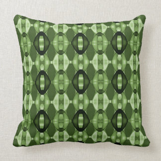 Coussin Motif vert géométrique moderne