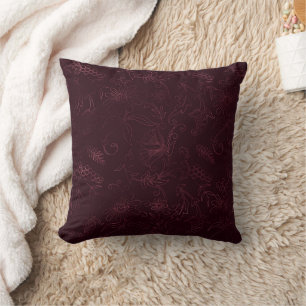 Coussin Motif Vin de Mûre