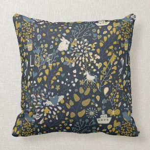 Coussin Motif vintage abstrait
