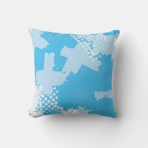 Coussin motif vintage Abstrait et transparent. Colo répéti