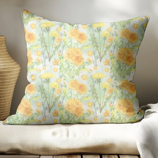 Coussin Motif vintage aquarelle (Créateur téléchargé)