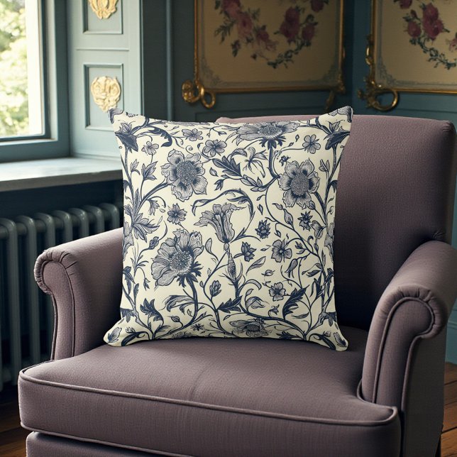 Coussin Motif vintage de William Morris (Créateur téléchargé)