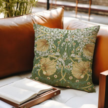 Motif vintage Pimpernel bicolore William Morris