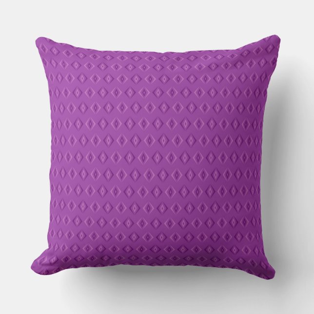 Coussin Motif violet (Recto)