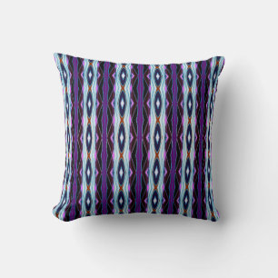 Coussin Motif violet unique