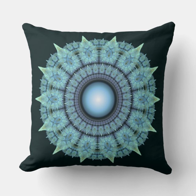 Coussin Motif visuel doux en mosaïque (Recto)