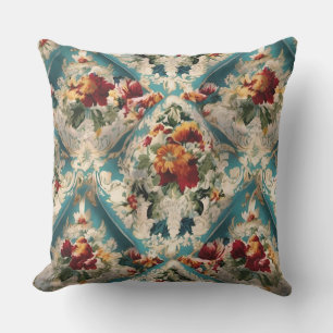 Coussin Motif Whimsical Floral Italien