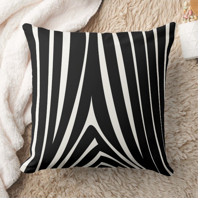 Coussin Motif zèbre moderne funky (Couverture)