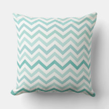 Motif Zigzag Bleu Aqua – Moderne Minimaliste