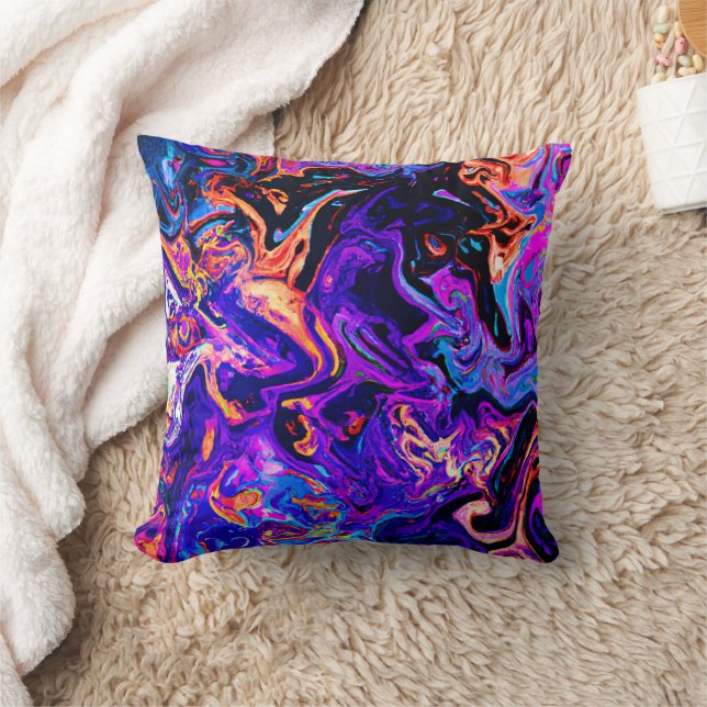 Coussin Motifs artistiques colorés (Couverture)