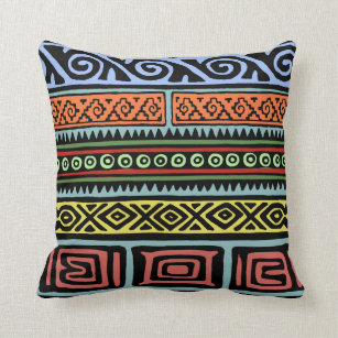 Coussin Motif Aztèque
