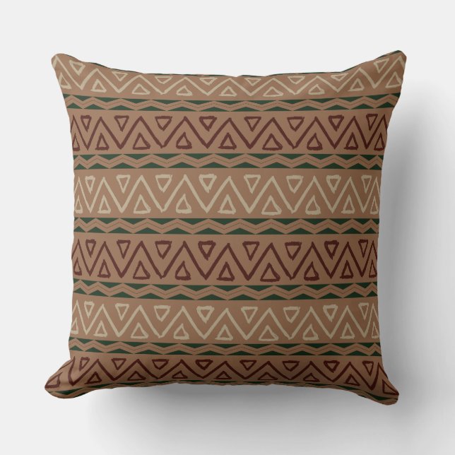 Coussin Motifs Brown de Noël (Recto)