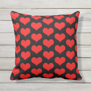 Coussin Motifs de coeur mignon cadeau de Saint Valentin Ro