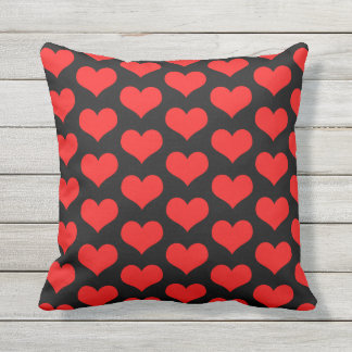 Coussin Motifs de coeur mignon cadeau de Saint Valentin Ro