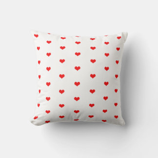 Coussin Motifs de cœur rouge mignons Décoration de maison