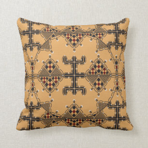 Coussin Motifs de la poterie kabyle Amazigh Algérie