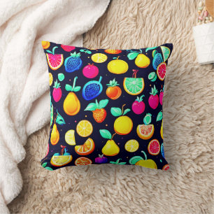 Coussin Motifs de la récolte tropicale