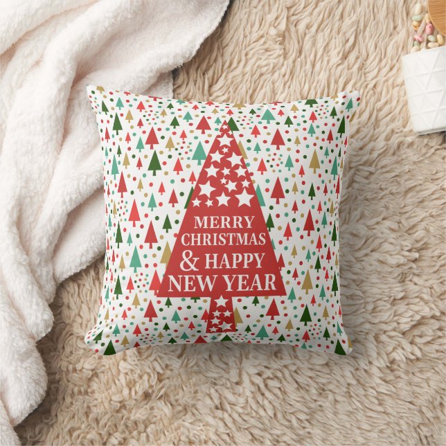 Coussin Motifs de Noël - arbre de Noël (Couverture)