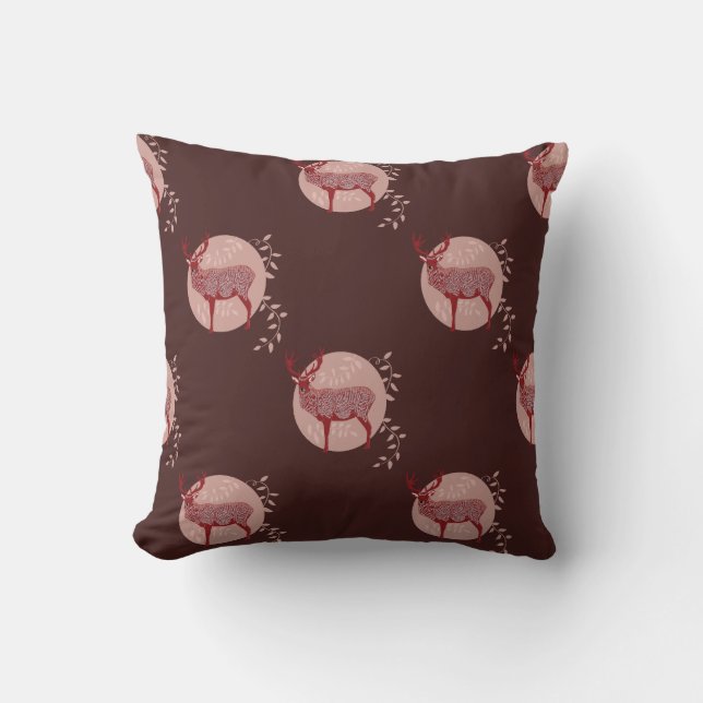 Coussin Motifs de Red Elk (Recto)