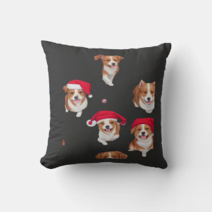Coussin motifs drôles Noël yule yuletide T-S classique