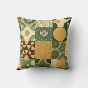 Coussin Motifs géométriques écologiques