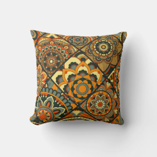 Coussin Motifs islamiques vintages, sans couture décorativ