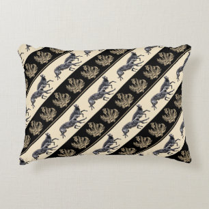 Coussin motifs lévriers écossais et chardons