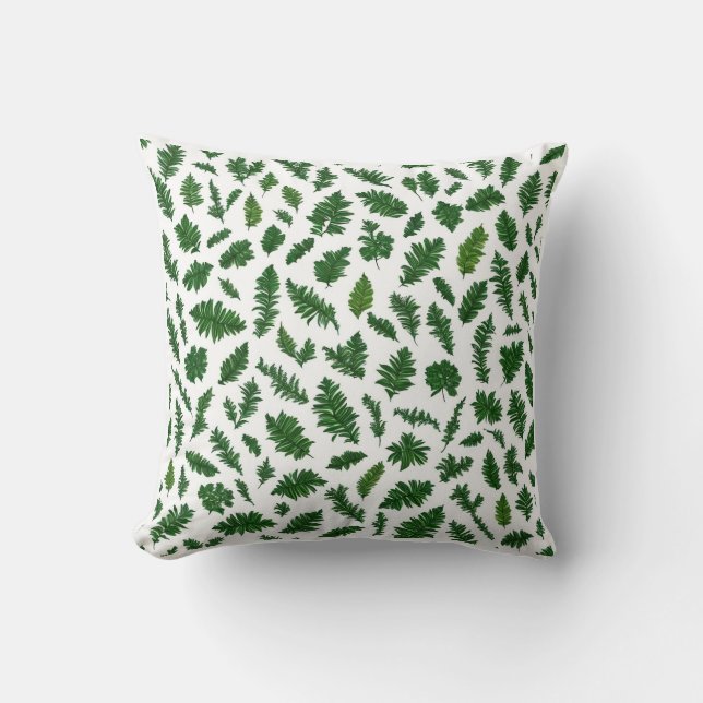Coussin Motifs sans couture avec différentes fleurs plante (Recto)