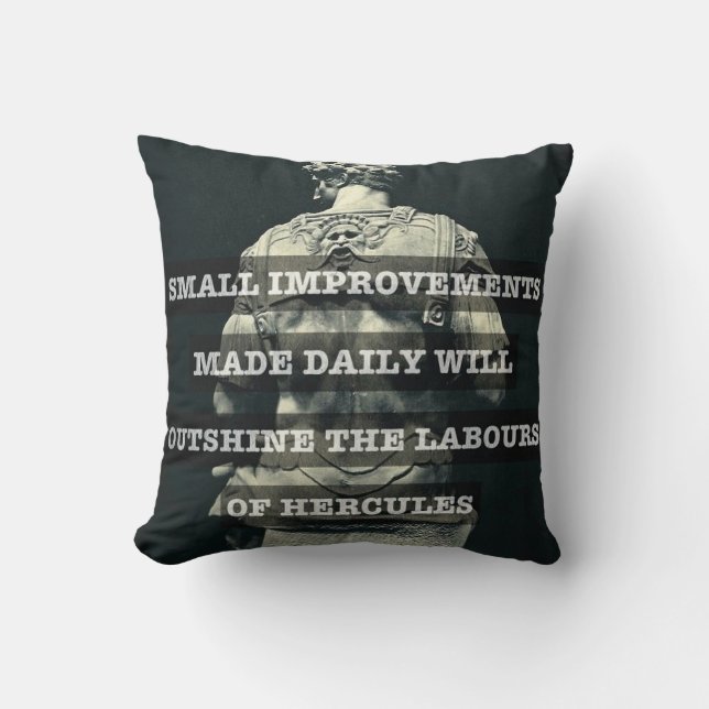 Coussin Motivation de l'entraînement (Recto)