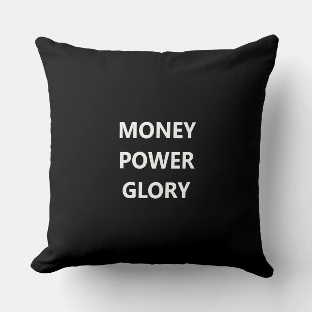 Coussin Motivation Noir et Blanc  (Recto)