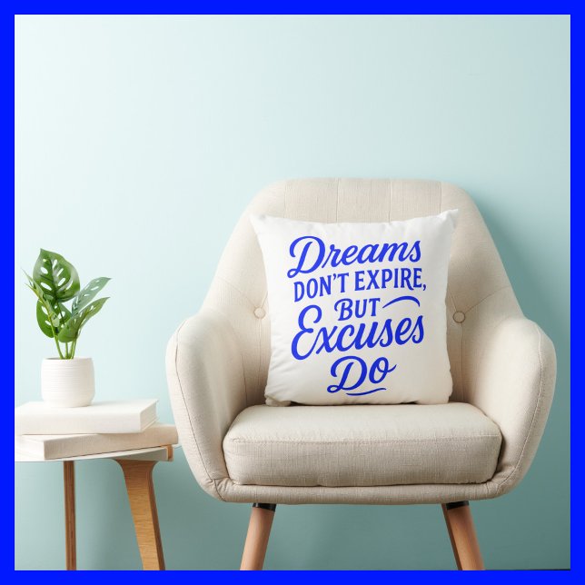 Coussin Motivation personnalisée (Créateur téléchargé)