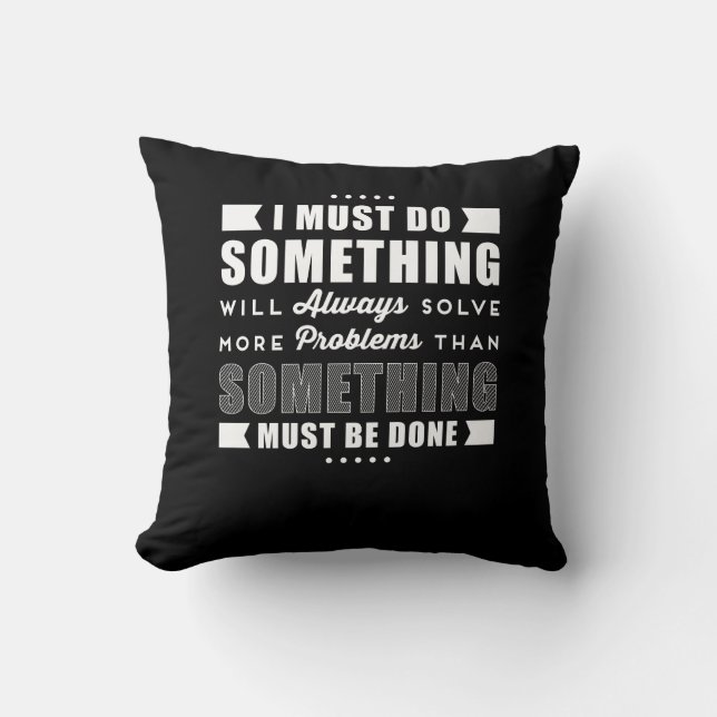 Coussin Motivation positive inspirante (Recto)