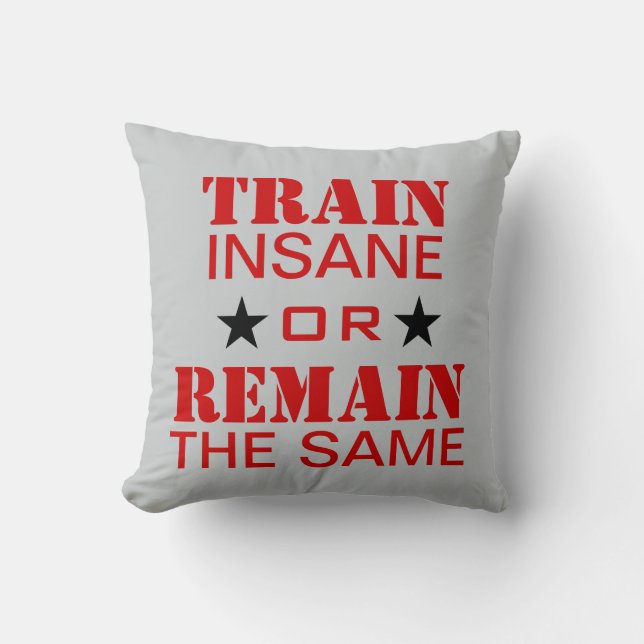 Coussin Motivation pour l'entraînement (Recto)