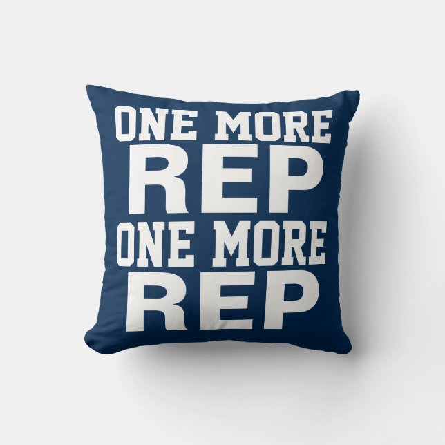 Coussin Motivation pour un exercice de répétition suppléme (Recto)