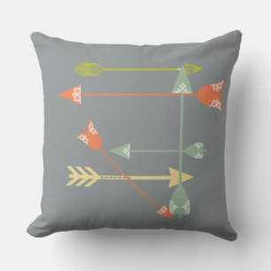 Coussin motivationnel - Focus - Motif fléché