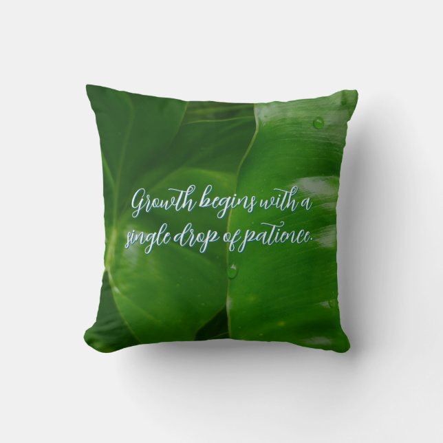 Coussin Motivationnel positif personnalisable (Recto)