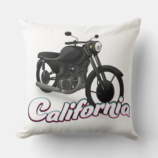 Coussin Moto de Californie (Recto)