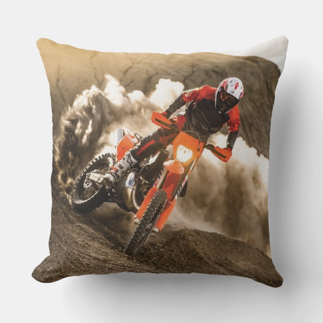 Coussin Motocross Rider (Recto)