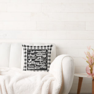 Coussin Mots d'automne