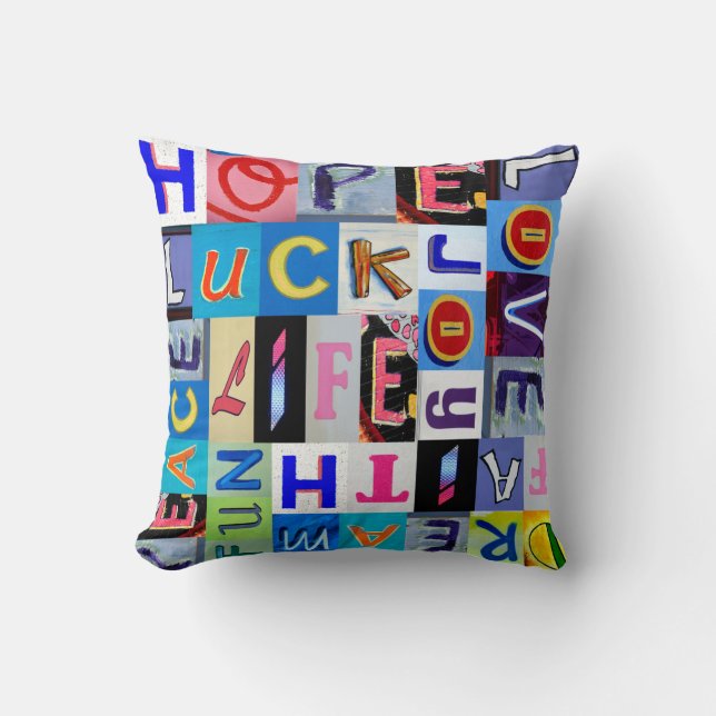 Coussin Mots Inspirants (Recto)