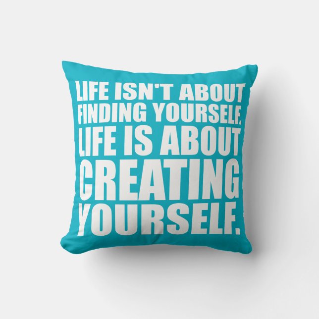 Coussin Mots Motivationnels - Créer Vous-Même (Recto)
