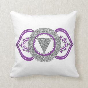 Coussin mou comportant le chakra de troisième oei
