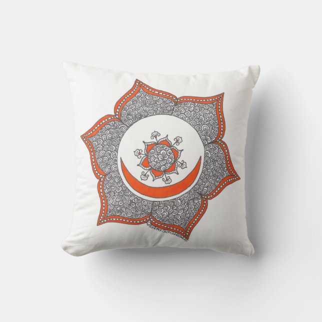 Coussin mou comportant le chakra sacré (Recto)