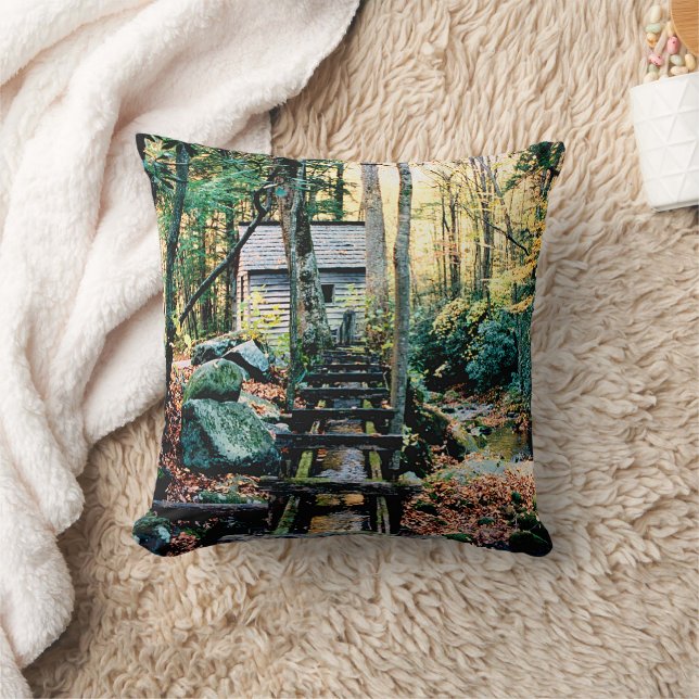 Coussin Moulin à Tub baigné de soleil (Couverture)