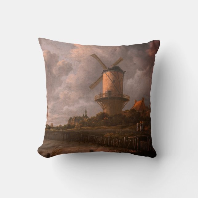 Coussin Moulin à vin à Wijk bij Duurstede : (Recto)