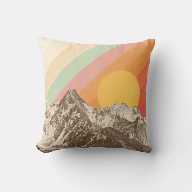 Coussin Mountainscape 1 % pipe% Florent Bodart (Recto)