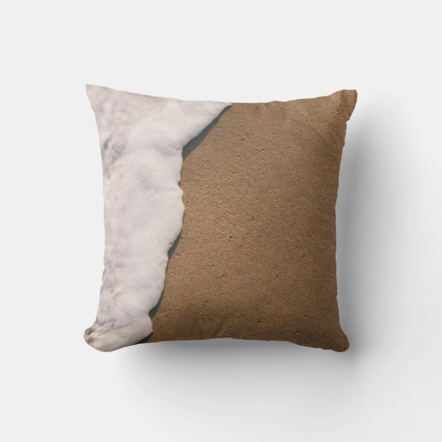 Coussin Mousse de mer sur sable (Recto)